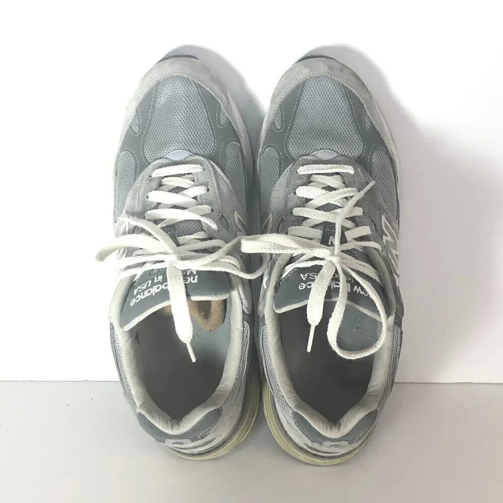 NEW BALANCE 993 Sneakers Men's Size 12 Gray Running Shoes Made In USA